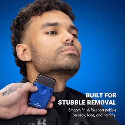 BaBylissPRO High-Performance Compact LO-PROFX Shavers for Men - color: Blue, style: Shaver and Base