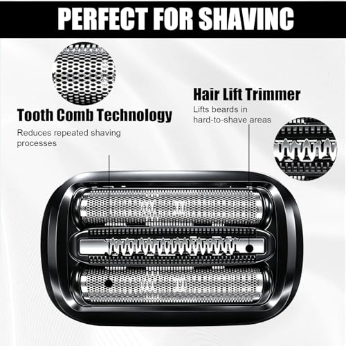 53B Replacement Shaver Head for Braun Series 5/6 5018s 5020s 5035s 6020s