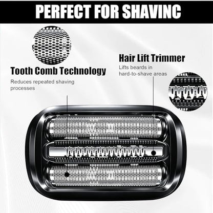 53B Replacement Shaver Head for Braun Series 5/6 5018s 5020s 5035s 6020s