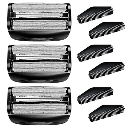 3PCS Shaver Replacement Foil Compatible with Remington PF7400 - color: Black3
