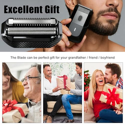Head Shavers for MANSCAPED The Handyman Compact Face Shaver Head - color: Black/Hm-1pack