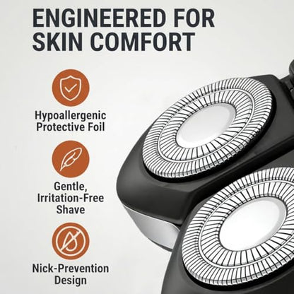 Compatible with Freebird Pro Replacement Blades(Black(2Pack)) - color: Black(2pack)