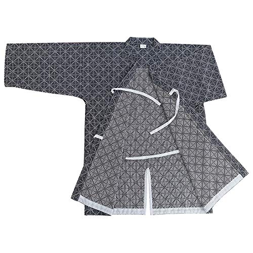 ZooBoo Men's Kendo Keikogi Training Jacket Martial Arts Uniform Top - color: Dark Blue, size: Medium