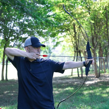 LWANO Archery Recurve Bow and Arrow Set for Adults/Youth/Teens Beginners - size: 30lbs