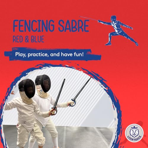 Liontouch - Foam Fencing Swords for Kids 3+ | 2 Sabres for Beginners - style: Sabres