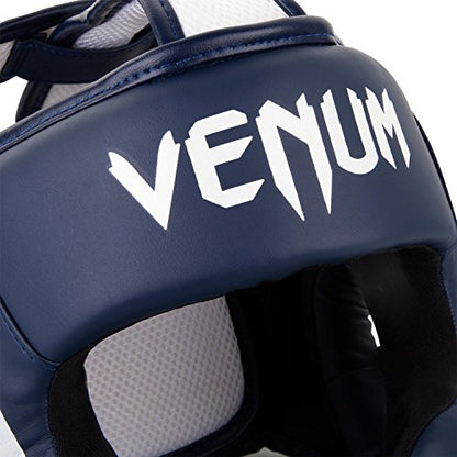 Venum Elite Headgear - color: White/Gold