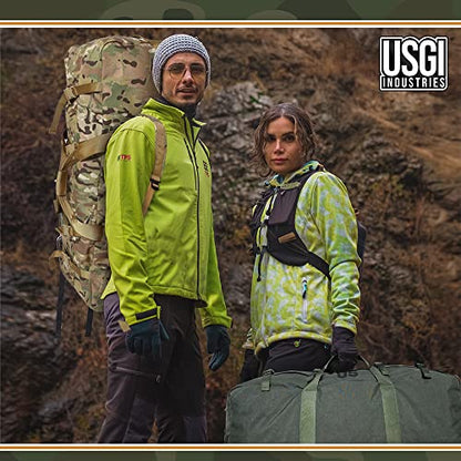 USGI Industries Military Style Deployment Duffel Bag for Camping, Hiking & Travel - color: OCP
