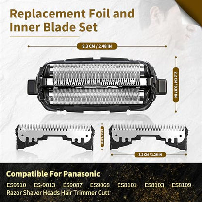 ES9013 Replacement Blades Fits for Panasonic ARC3 Electric Razor 2PCS - size: 1 Count (Pack of 2)