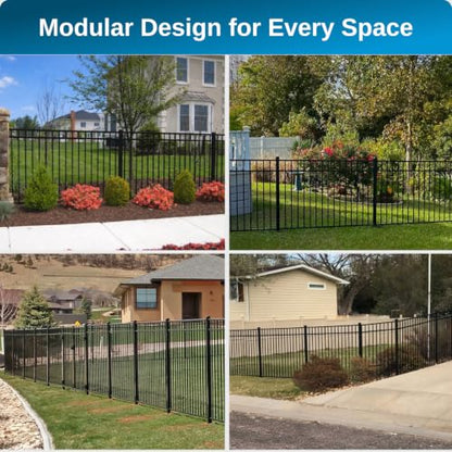 Weatherables Cypress Aluminum Gate Kit – DIY Kit for Backyard and Garden Fencing, Made with Durable Powder-Coated Aluminum that Combats Rust, Fading, and Corrosion (4’ Wide Gate Kit) - size: Cypress 4' Wide Gate Kit