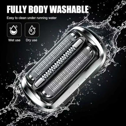 73S Series 7 Replacement Head,Compatible with 73S Replacement Electric Shaver Heads Braun 7020s/7025s/7027cs/7071cc/7075cc/7085cc（1PACK） - size: 1PACK