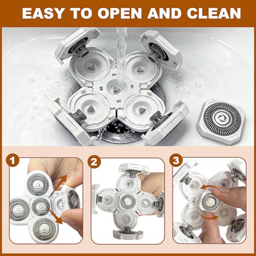 Head Shaver For Freebird FlexSeries Replacement Blade Refills for Women - color: White/4PCS