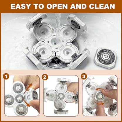 Head Shaver For Freebird FlexSeries Replacement Blade Refills for Women - color: White/4PCS