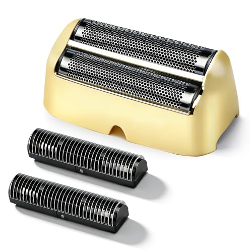 Gold Foil & Cutter Compatible with BaBylissPRO UV Double Shaver 1pc - color: Double-Gold