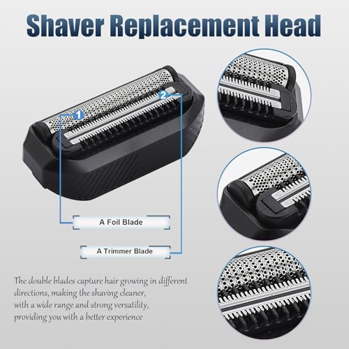 2 Pack Shaver Replacement Blade Compatible with MANSCAPED Handyman Shaver - color: 2 Pack Replacement Blade