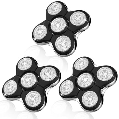 Balder Pro Shaver Peplacement Heads for Remington Balder Pro Head Shaver Model XR7000/XR1500/XR1501 Electric Shaving for Bald Men,3 Pack - color: Heads/3pcs