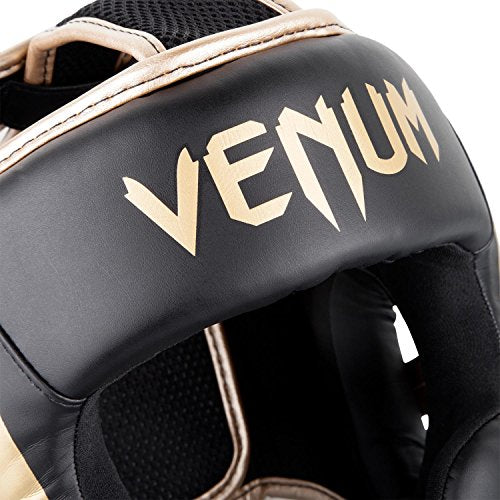 Venum Elite Headgear - color: Black/White