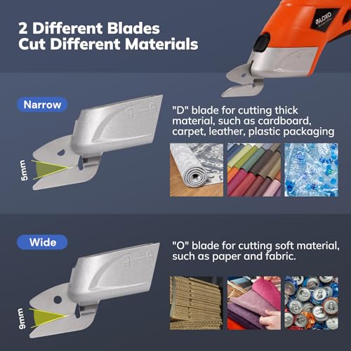 VLOXO Electric Scissors Replacement Blade Cardboard Cutter Blade
