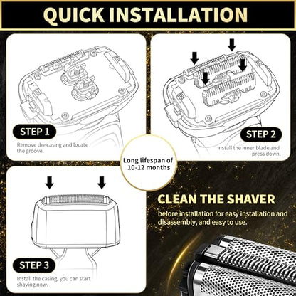 ES9013 Replacement Blades Fits for Panasonic ARC3 Electric Razor 1-Pack - size: 1 Count (Pack of 1)