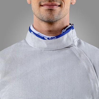 Men’s Electric Sabre Jacket White INOX Washable Conductive Fencing Lamé for Competition and Training - color: Right, size: 56