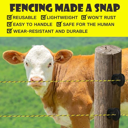BESTEEL Electric Fence Poly Wire Electric Fencing Polywires 3285 Feet 1000M - size: 3285 Feet