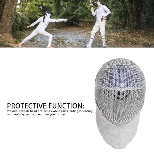 Srliya Fencing Mask, Coach Fencing Mask 350N, Universal Protector Kendo Fencing Fencing Helmet for Training Sports Supplies - size: X-Small