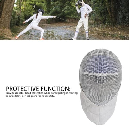 Srliya Fencing Mask, Coach Fencing Mask 350N, Universal Protector Kendo Fencing Fencing Helmet for Training Sports Supplies - size: Small