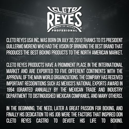 CLETO REYES Training Boxing Gloves, 16oz, with Hook and Loop Closure