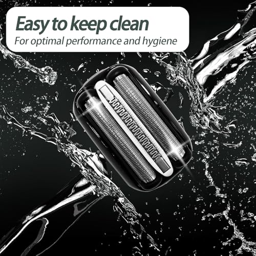 2 Pcs Series 3 Pro Replacement Head for Branus All S3 Shavers 3040s 3010s 310s 3000s 3050cc 3080s, Foil and Cutter Blades for a Close and Smooth - size: 32B - 2Pack