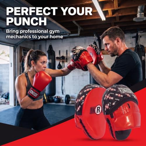 Ringside Apex Punch Mitt - color: White/Blue