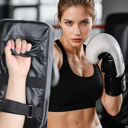 EupHHonycs 2 Pack Muay Thai Pad for Training Boxing Equipment Kicking Punching Shield Muay Thai Kickboxing Training Pad for MMA, Martial Arts, Karate, Taekwondo, Punching, Foot, Knee and Elbow Target