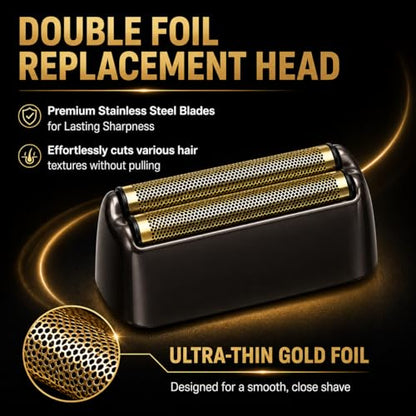 FX3RF Foil Head & 2 Cutters Compatible with BaBylissPRO FX3, Black-1 Pack - color: Black-1Pack