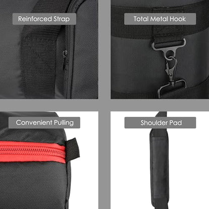 MagicLine Tripod Carrying Case Bag 33.5x7.9x7.9inch, with 2 Outer Pockets+1 Inner Pocket+3 Inner Compartments, Padded Carry Case for Light Stands,Mic Stands,Tripods,Monopods