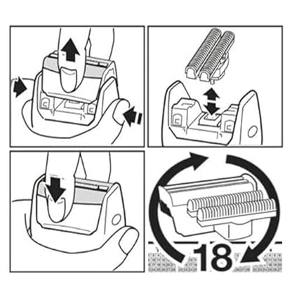 51S Series 5 Replacement Head Compatible with Braun Series 5 Shaver
