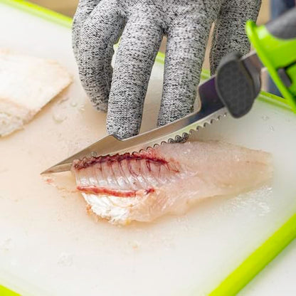 Smith’s 51264 – 4.5” Replacement Flex Fillet Blade - Electric Knife – Stainless Steel – Protective Sheath – Skinning, Filleting, Carving – Electric Fishing & Hunting Knife Blade