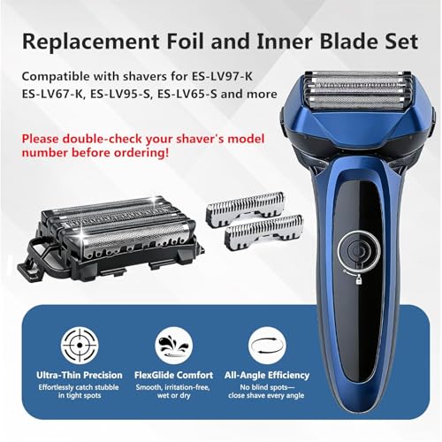 WES9032P Shaver Replacement Blades for Panasonic arc 5 5-Blade Shavers - color: 1 Pack