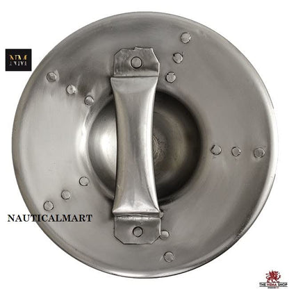 NauticalMart Medieval Plated Buckler Shield - size: 12"