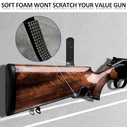 Oleitodh 24 Pack Gun Rack Wall Mount Hooks Bulk Horizontal Gun Racks