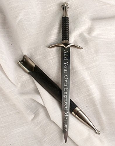 Custom Engraved Dagger, Elven