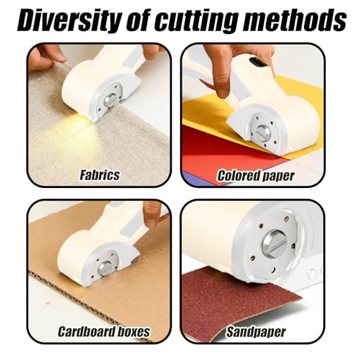 2pcs Electric Scissor Replacement Blades, Steel Cordless Cardboard Cutter Blades Compatible with Most Electric Scissors & Box Cutters