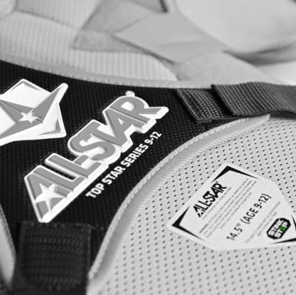 All Star Top Star NOCSAE Certified Baseball Catcher's Chest Protector - Ages 9-12