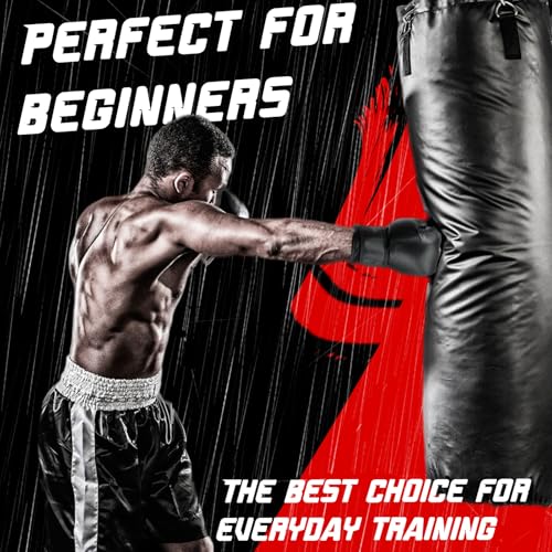 14 Pcs Boxing Set Boxing Equipment Set for Beginners Including 2 Pair of 6 oz Boxing Gloves Headgear Helmet Hand Wraps Mouth Guards Gifts Training Equipment - color: Black & Red