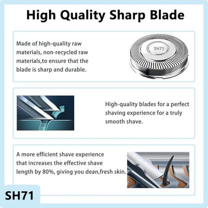 SH71 Heads for Philips Norelco Series 7000 and 5000 Series Electric Razors