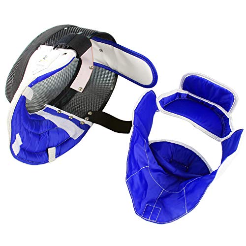 LEONARK Black 350NW Fencing Foil Mask with Detachable Inner Lining Helmet CE Certified National Grade Masque - size: Large