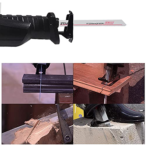 HCS Sabre Saw Blades S1122HF Metal Cutting reciprocating for Wood, Plastic, Aluminum, Sheet (5pcs/Set)