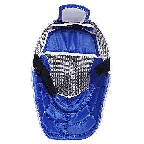 LEONARK Fencing Saber Mask Armoury Hema Fencing Helmet CE 350N Certified National Grade Masque - color: Grey_Fixed, size: X-Large