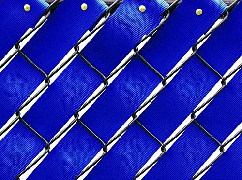 Pexco Privacy Slats for Chain Link Fence, 250 Ft, Royal Blue - color: Royal Blue
