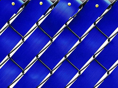 Pexco Privacy Slats for Chain Link Fence, 250 Ft, Royal Blue - color: Royal Blue