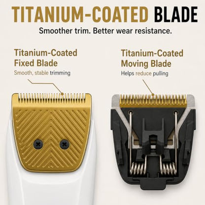 Gold Replacement Trimmer Blade for Manscaped Lawn Mower 5.0 Ultra - color: Gold Trimmer Blade, size: 1 Pack