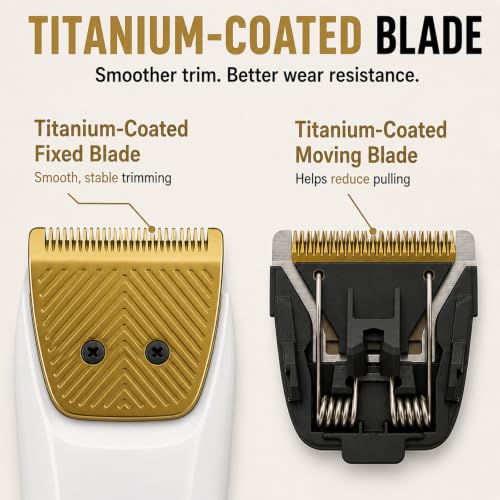 3 Pack Gold Replacement Trimmer Blades for Manscaped Lawn Mower 5.0 - color: Gold Trimmer Blade, size: 3 Pack