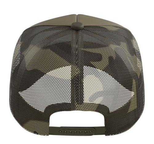 Funny Fencing Costume for Men Women Adult Kid Fencer Fencing Trucker Hat with Adjustable Mesh Back - color: Camo Green